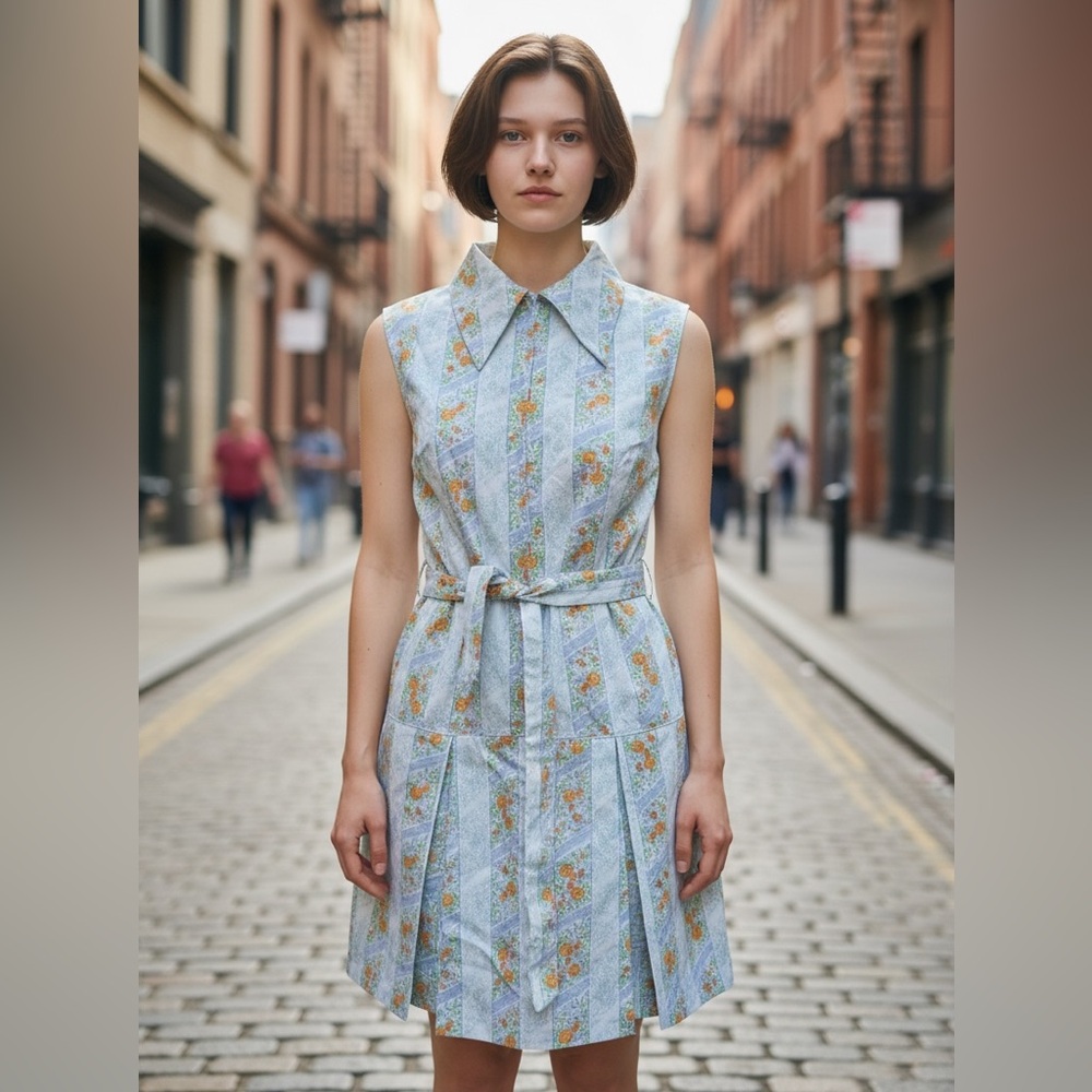 Liberty Circle Size 10 NWT 50’s Shift Dress Vintage New Gorgeous! HTF condition